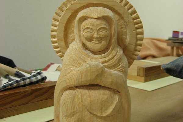 長谷川さん作、木喰風～仏像サムネイル