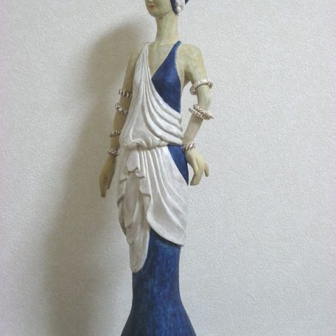 谷さん作、青いドレスの女サムネイル
